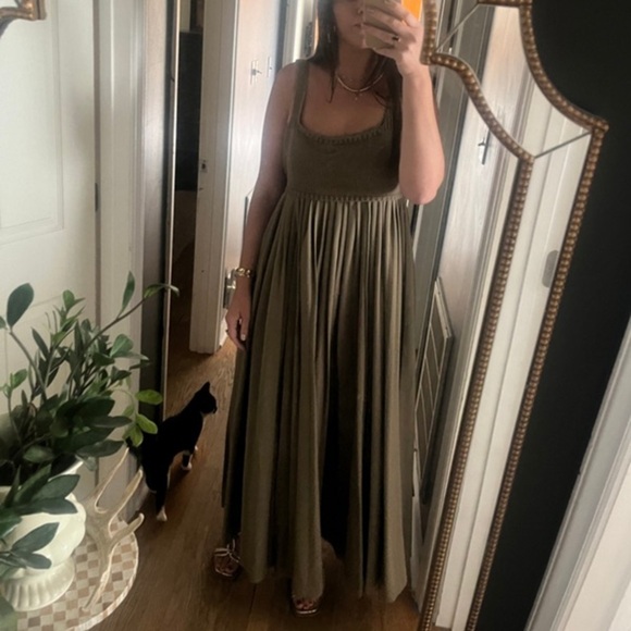 Anthropologie Pleated Maxi Twofer Dress by Mare Mare - Picture 7 of 13